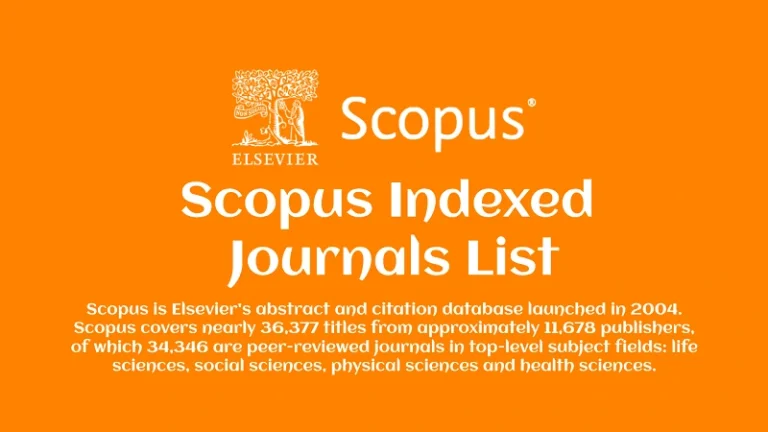 List of Journals Recently Indexed in Scopus (Source : Base de donnés SCOPUS)