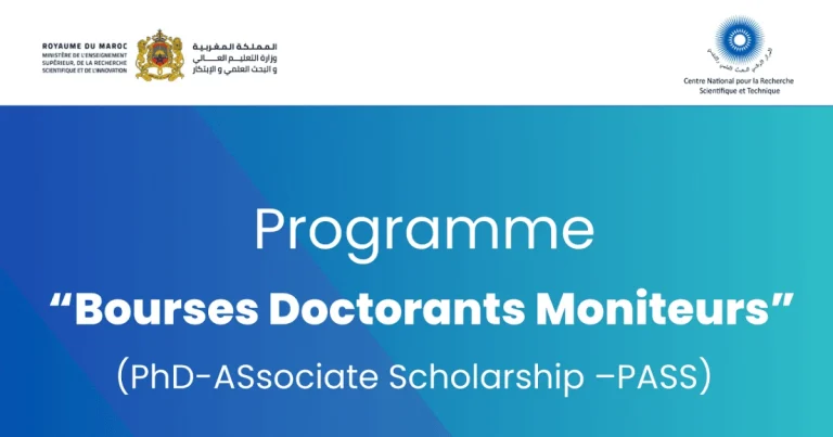 Avis aux doctorants bénéficiaires de la bourse PASS